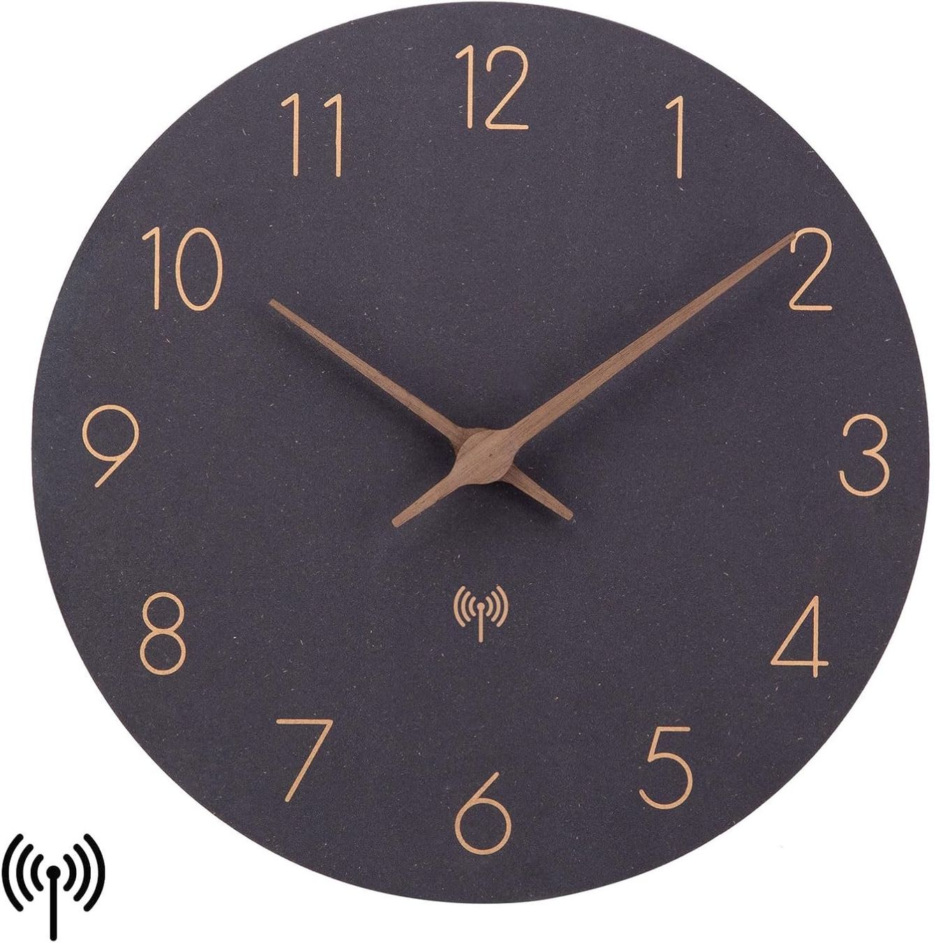 Orologi da terra & Orologi da parete: Funkuhr Ohne Tickgeräusche 30cm schwarz – Nuovo e nell'imballaggio originale da Nuglar venduto da SaleRitter 7