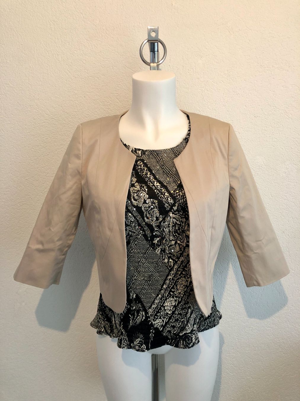 Giacche: Blazer Bolero von Comma, Grösse 36 beige – Nuovo (secondo la descrizione) da Berg am Irchel venduto da Zweiti_Chance
