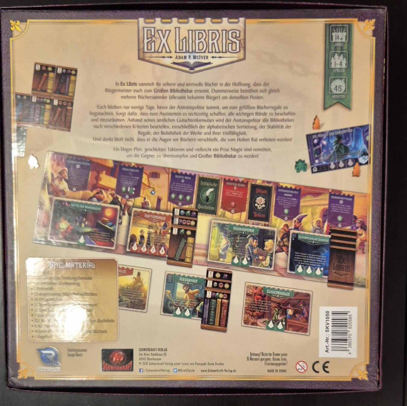 Giochi: Ex Libris Brettspiel Schwerkraft Verlag – Usato da Altstätten SG venduto da bluedine 1