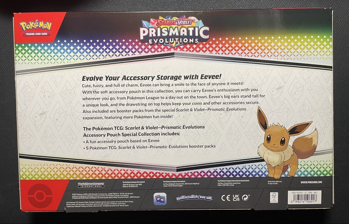 Pokémon Sammelbilder & Trading cards: Pokemon Prismatic Evolutions Pouch Collection EN – Neu und originalverpackt aus Wallisellen von Optimalex 2