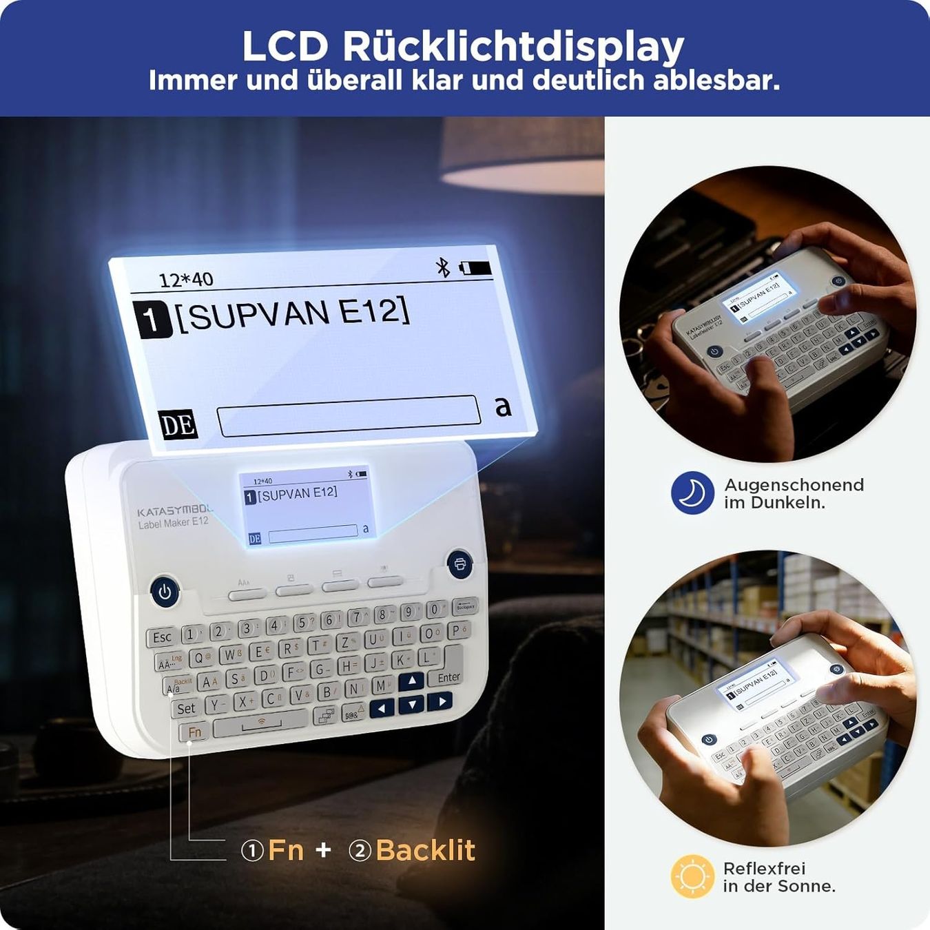 Stampanti: Etikettendrucker QWERTZ Bluetooth USB-C 4 Rollen – Nuovo e nell'imballaggio originale da Suhr venduto da SchnapperCH 4