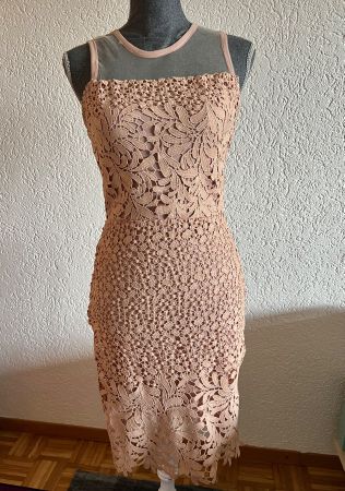 Damen Spitze Kleid Arbendkleid Gr M