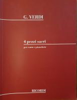 Verdi - 4 Pezzi Sacri - Partitur - Klavier/Gesang - neu