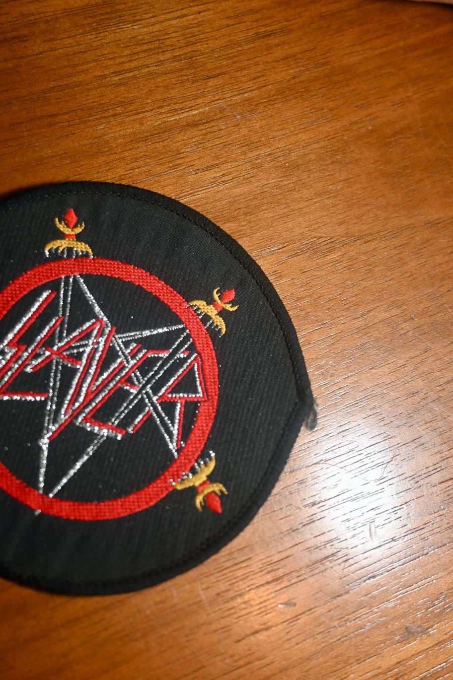 Placchette & Badge: VINTAGE Slayer - Pentagramm Logo  PATCH – Usato da Pfaffhausen venduto da mono_rec 8
