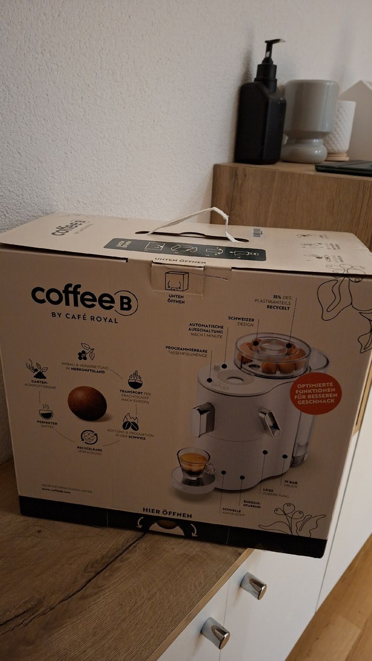 Coffee B Macchine per caffè & Macchine per espresso: Coffee B Cafe Royal Kaffeemaschine NEU – Nuovo e nell'imballaggio originale da Grenchen venduto da tas_5fgw 1