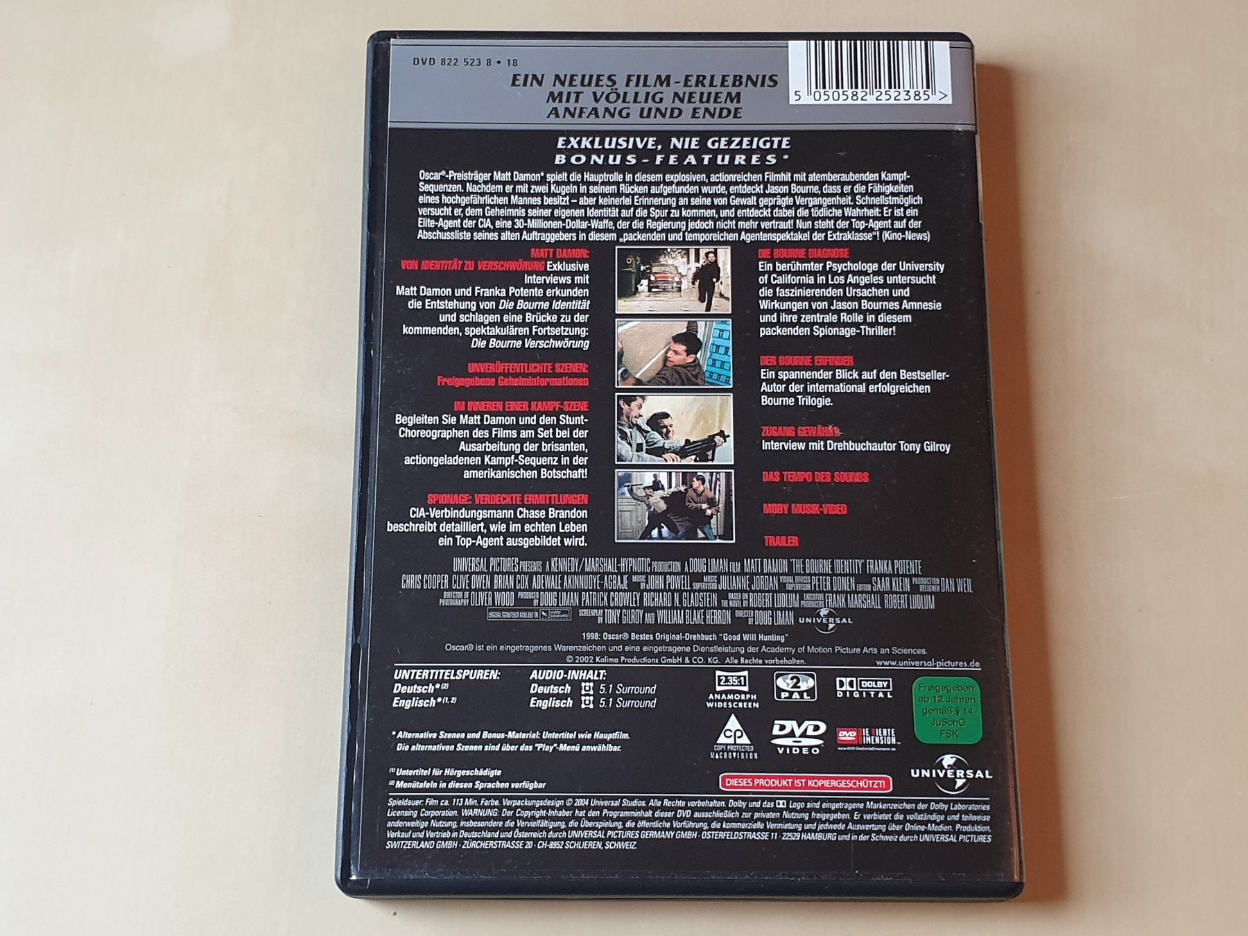 Tous les DVDs: Die Bourne identität – D'occasion à Stansstad par collectorsshop 1
