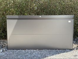 Biohort LoungeBox160 dunkelgrau-metallic mit Hagelschade