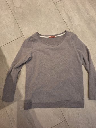 edc- graue Damen Pullover, Grösse L - inkl. dezentem Stick
