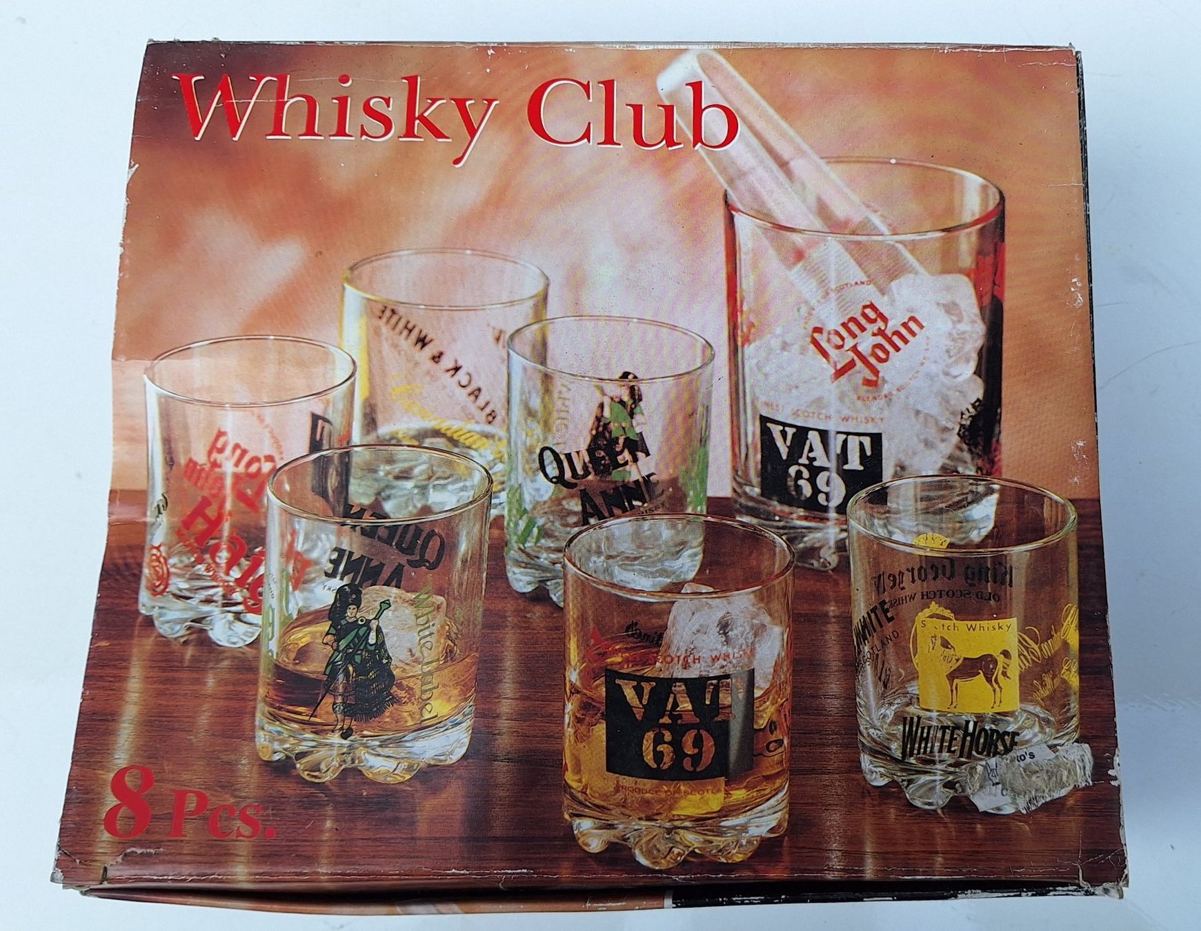 Bicchieri: Whisky Gläser Set, Vintage, 8-teilig – Nuovo e nell'imballaggio originale da Weinfelden venduto da JoeBaer 1