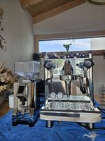 Bezzera Siebträger Kaffeemaschine + Mühle + Zubehör