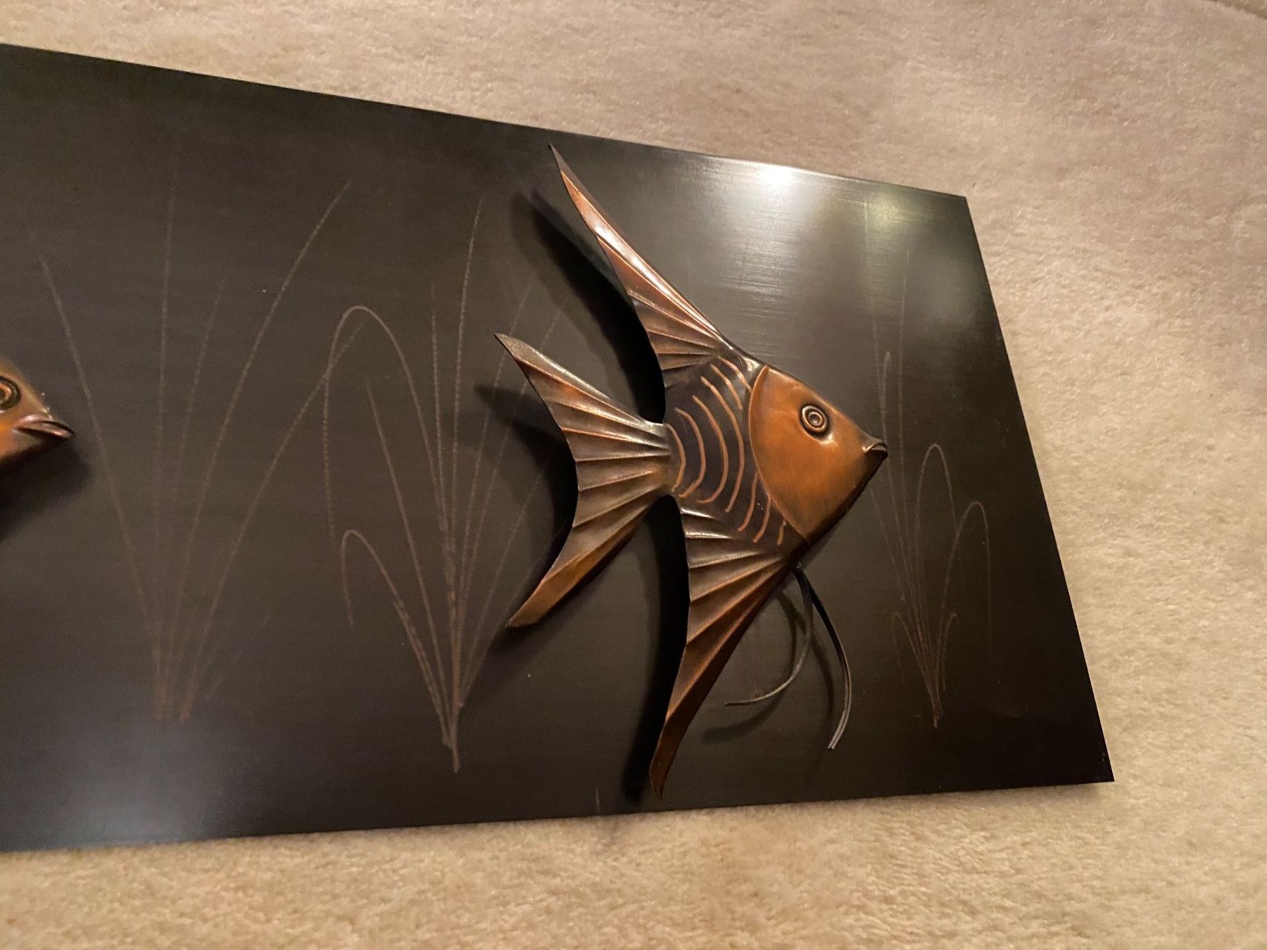 Foto & Immagini: Vintage Kupferbild mit 3D Fischen – Usato da Rorbas venduto da tun_m7fz 5