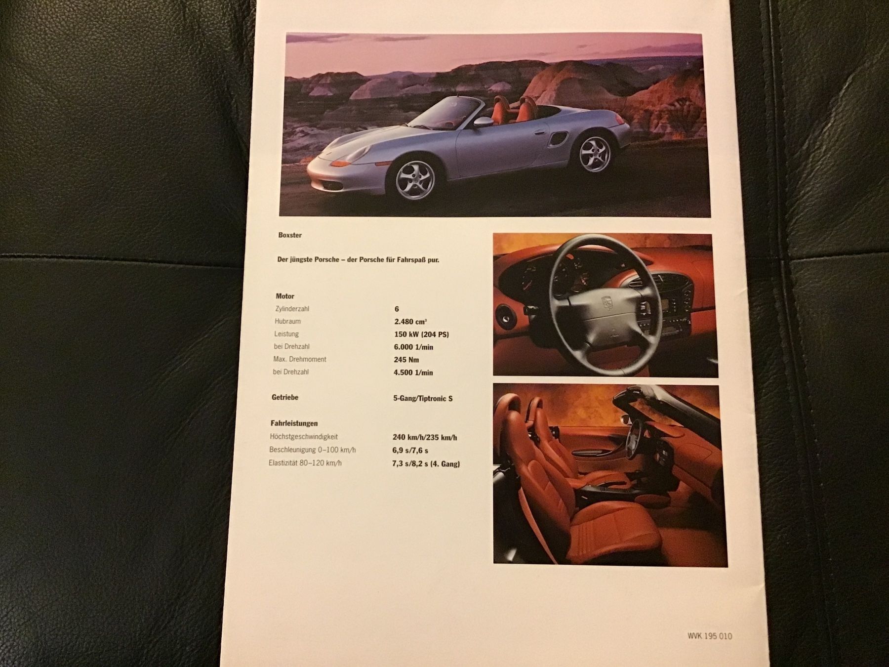 Porsche Documenti: Porsche Posterprospekt Programm 16 Seiten 1995 – Usato da Scherzingen venduto da Starseller62 4