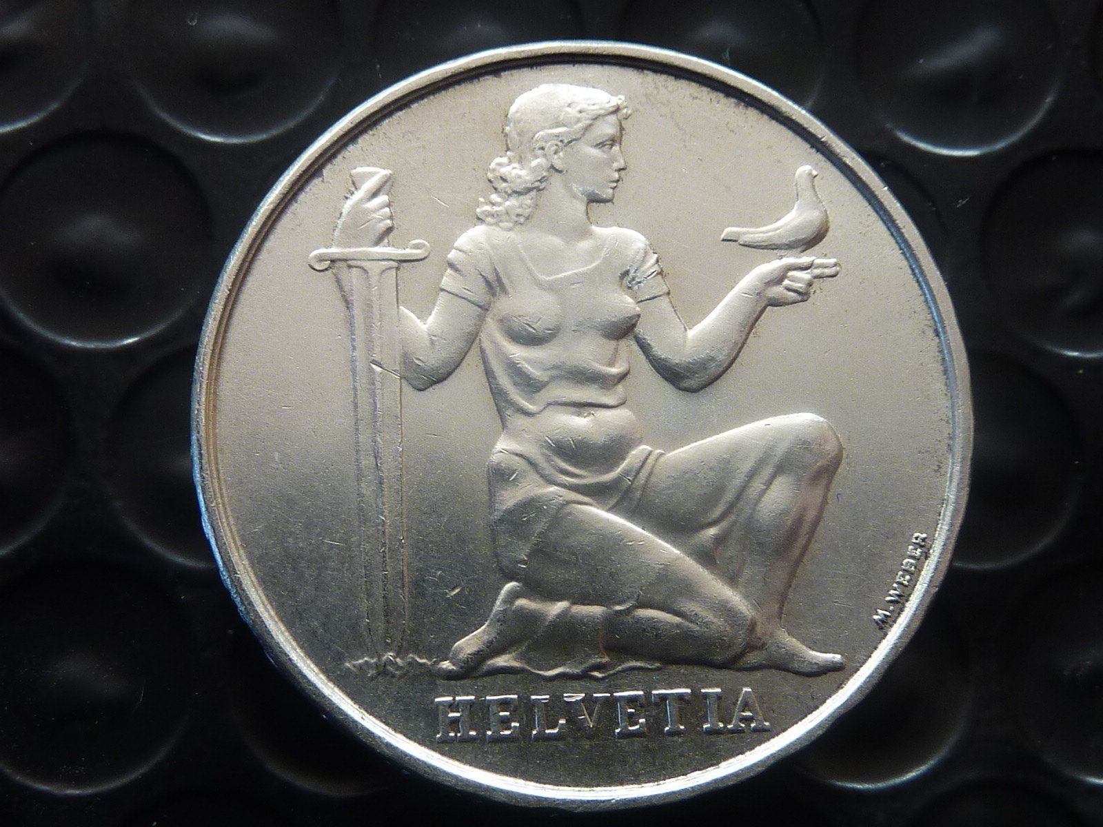 Tutti le monete: 5 Fr. 1936 Wehranleihe   - unz. / stgl. – Nuovo (secondo la descrizione) da Seon venduto da aee_7gpz
