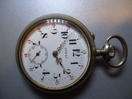 Taschenuhr mit Roskopfwerk