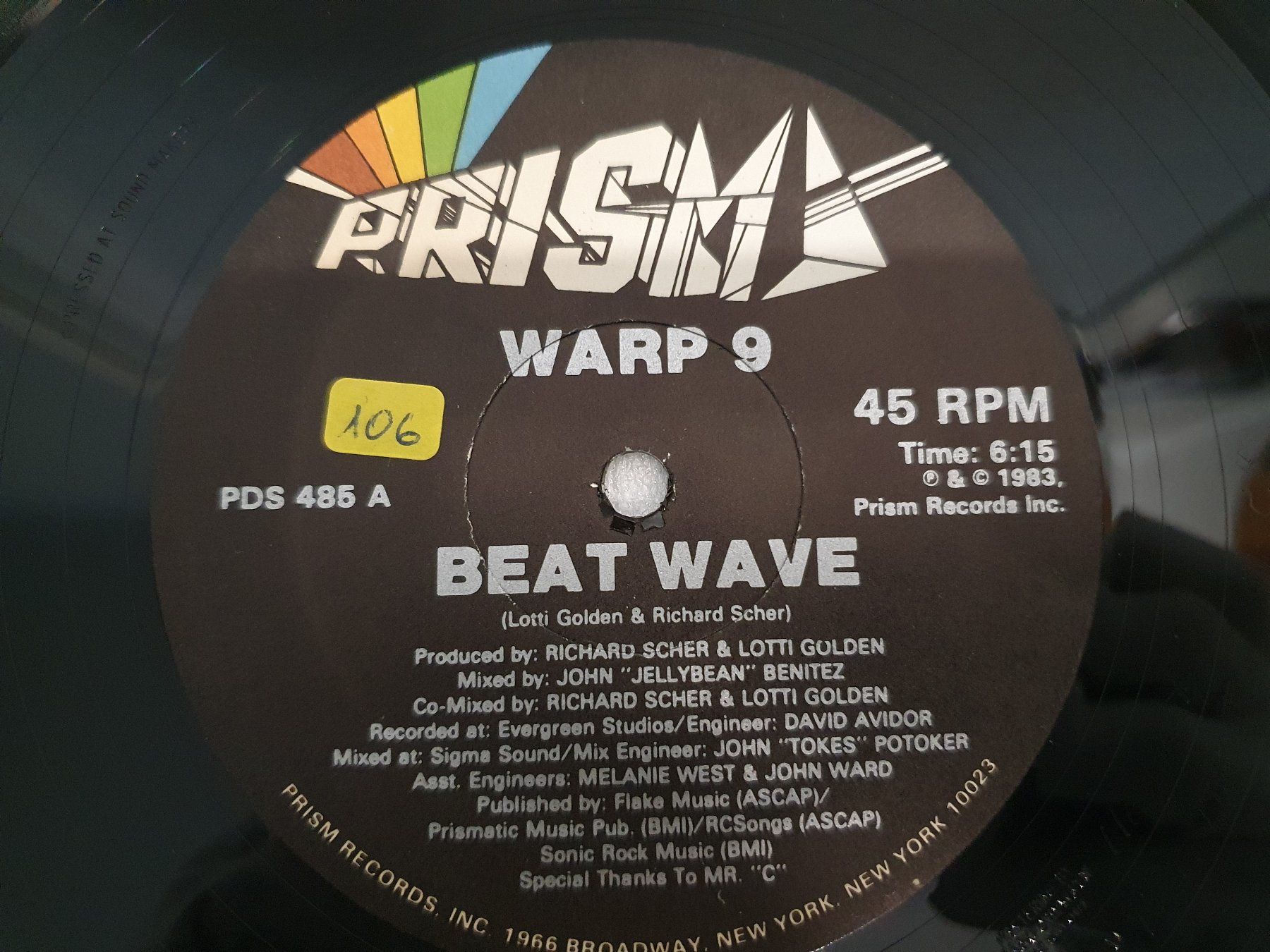 Schallplatten: Warp 9 – Beat Wave – Gebraucht aus Uster von Vinyl-Leidenschaft 3