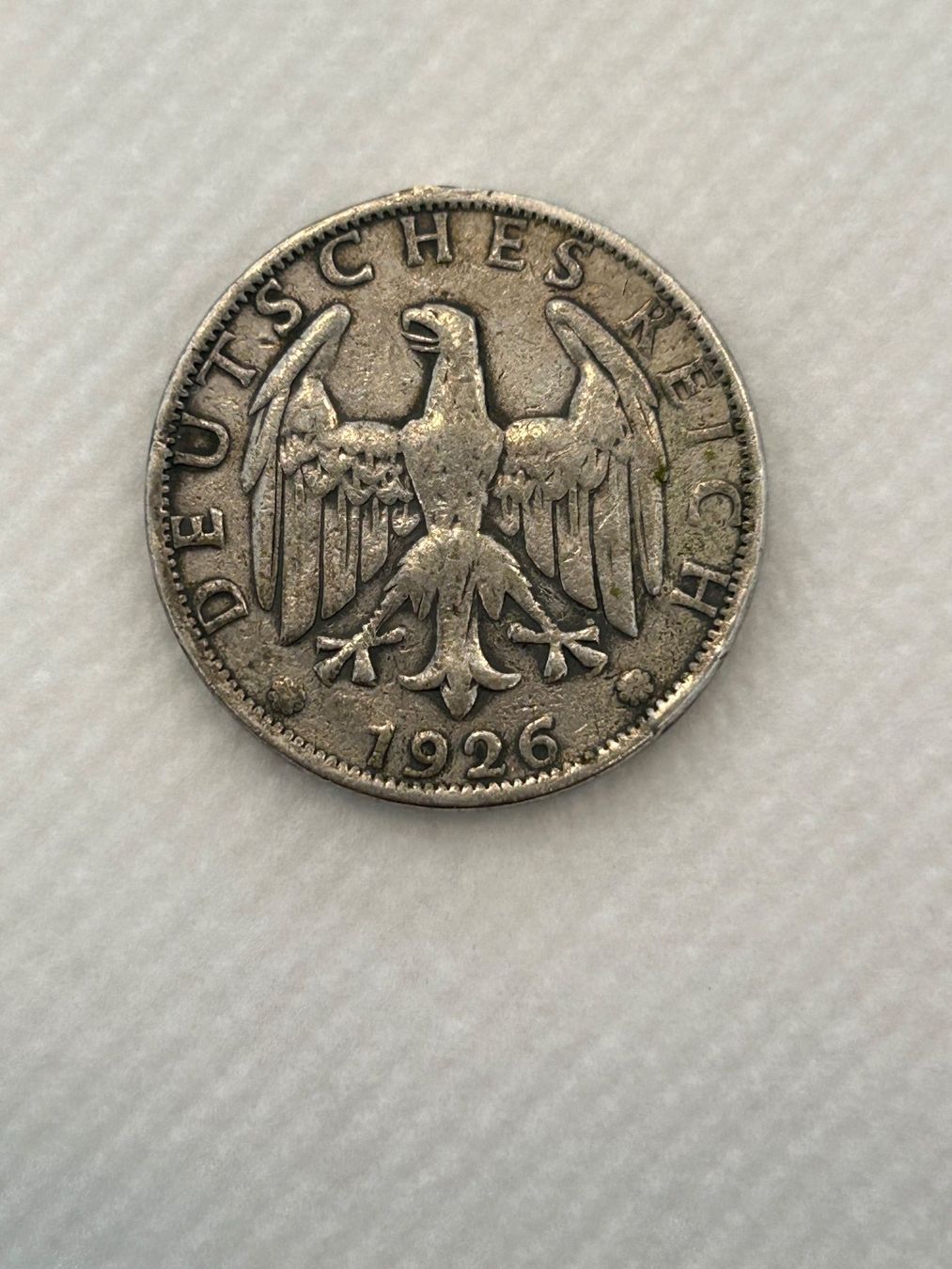 Tutti le monete: AlTE 2 DEUTSCHESREICH MARK 1926 4 – Usato da herisau venduto da hb_gold