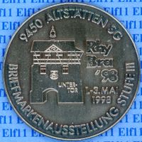 CHm___0.00 1998 Briefmarkenausst. Altstätten stgl Medaille
