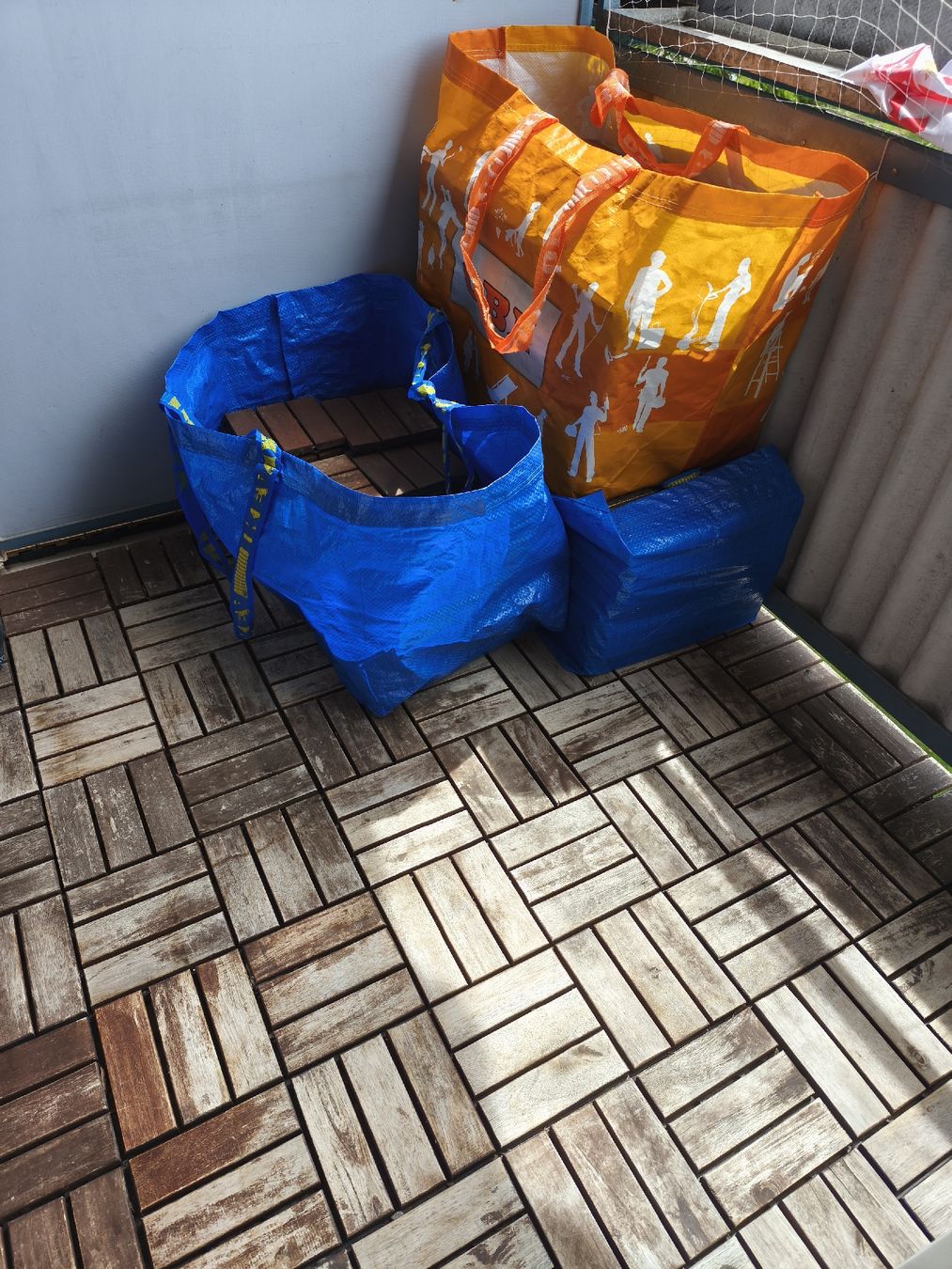 Bodenbeläge: Bodenplatten Holz braun 9 Stueck IKEA – Gebraucht aus Thun von drageen
