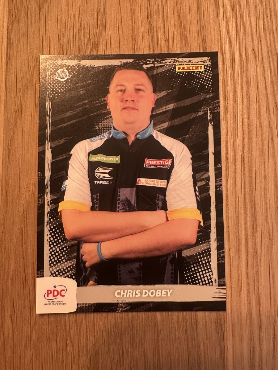 Panini Sammelbilder & Trading cards: Panini Chris Dobey PDC Sammelkarte – Neu (gemäss Beschreibung) aus Sempach von soj_rk95