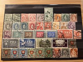 PETIT Lot Timbres CH Altschweiz + PAX