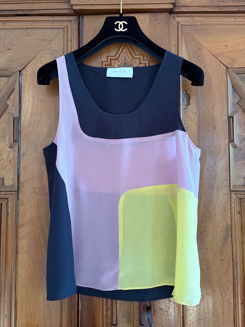 Sportmax Top: SPORTMAX TOP   Größe: S / 36 EU  / Seide/ – Usato da Interlaken venduto da Bona55