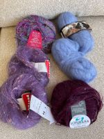 Set 6 Stück Kid Mohair Strickwolle