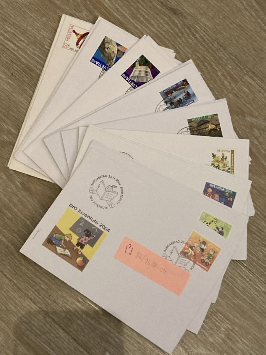 Tutti i francobolli: Pro Juventute: 9 Jahrgänge mit Einzelmarken - FDCs – Nuovo (secondo la descrizione) da Buchrain venduto da Blochha