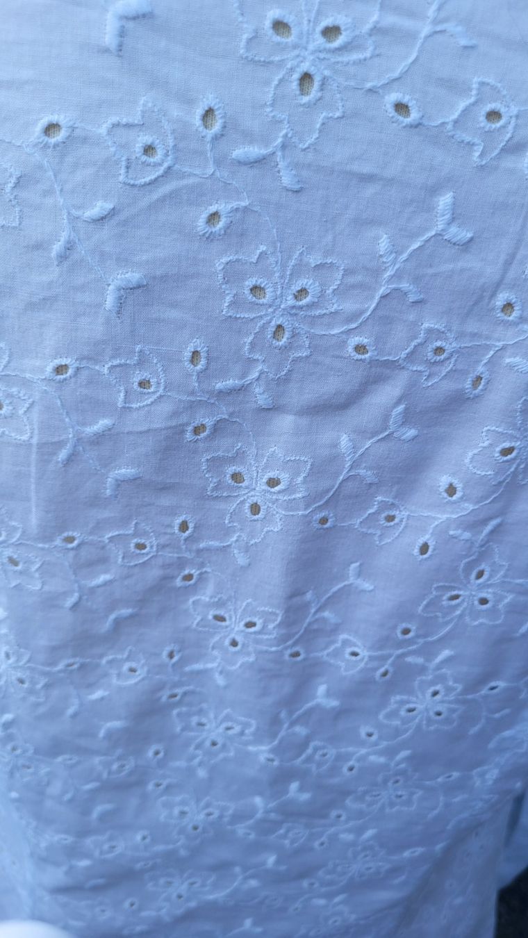 Camicette: Blouse  blanche en broderie  anglaise – Nuovo (secondo la descrizione) da Fribourg venduto da VictoriaShop7 6