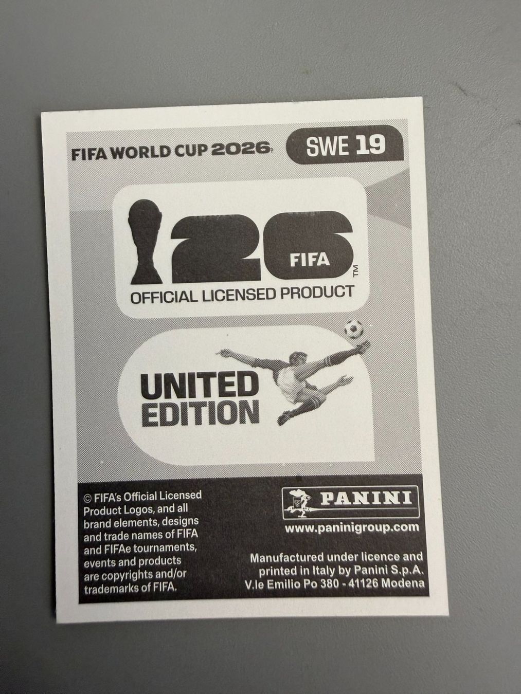Panini Carte collezionabili: Panini Alexander Isak SWE19 – Usato da Liebefeld venduto da Ronaldo-1996 1