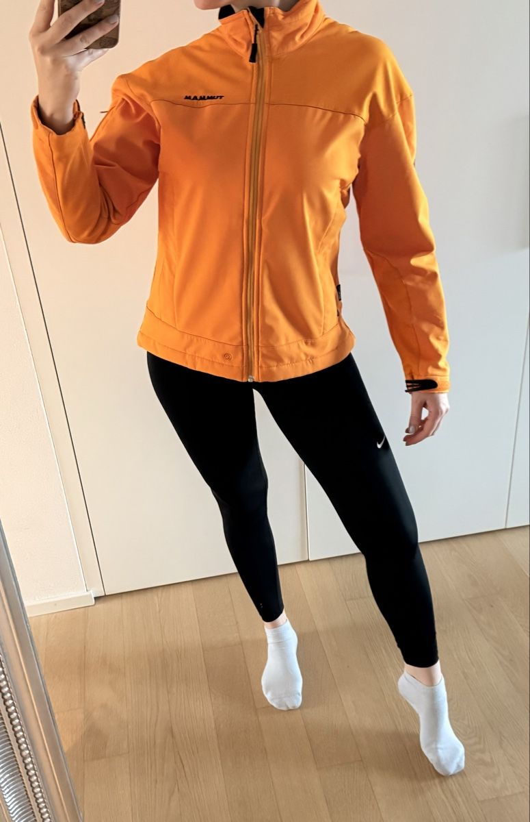 Mammut Giacche: Mammut Softshell Jacke Orange M 38 SOFtech Weste gelb  – Usato da Staad SG venduto da Chirrari 1
