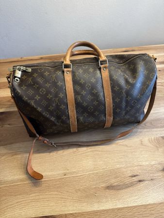 VINTAGE Louis Vuitton Keepall 45 braun 
