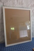 Bilderrahmen 60 x 75 cm weiss mit Glas & Rückwand Pavatex