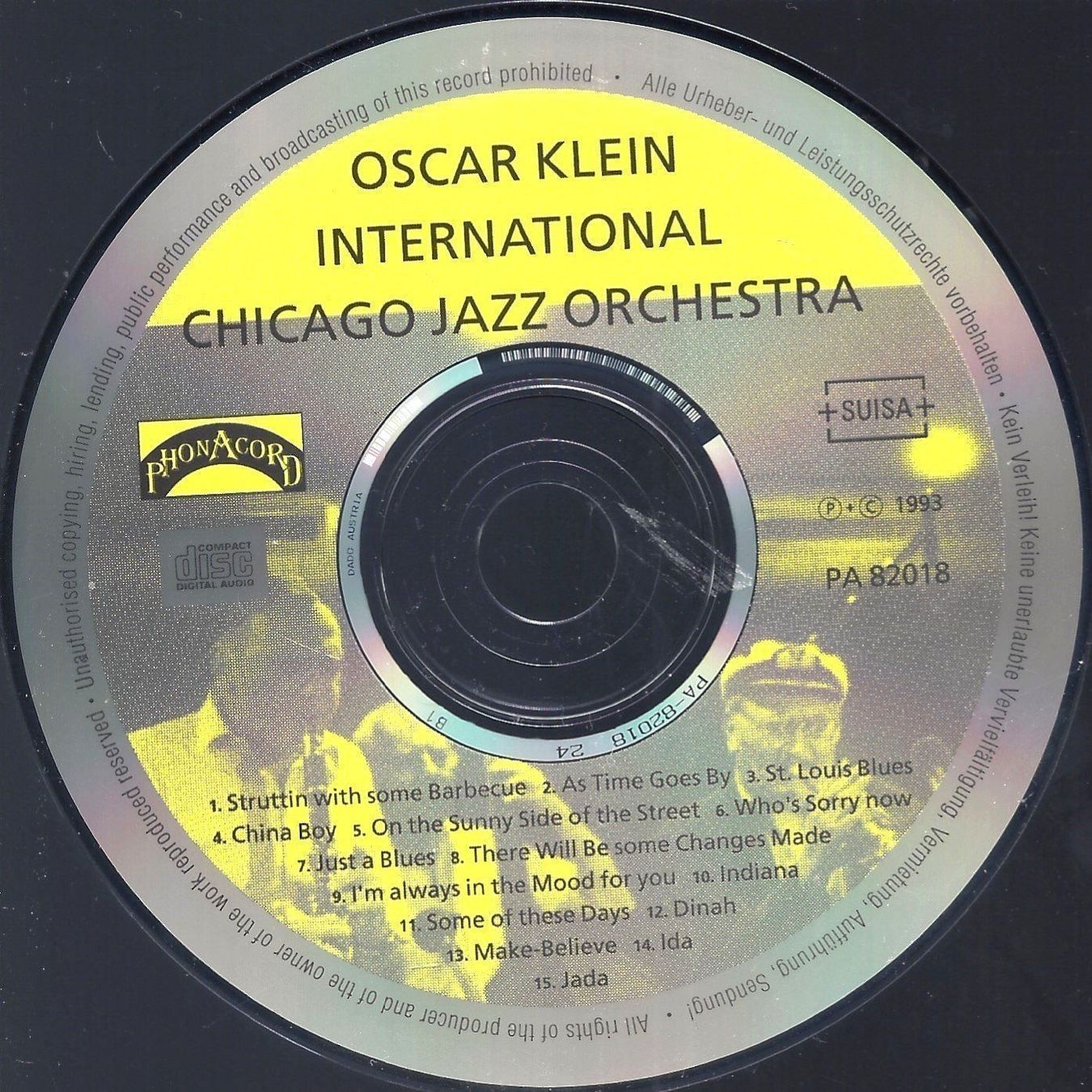 CD: Oscar Klein CHICAGO JAZZ ORCHESTRA Ralph Sutton BillAllredCD – Usato da Kandergrund venduto da Sososo 2