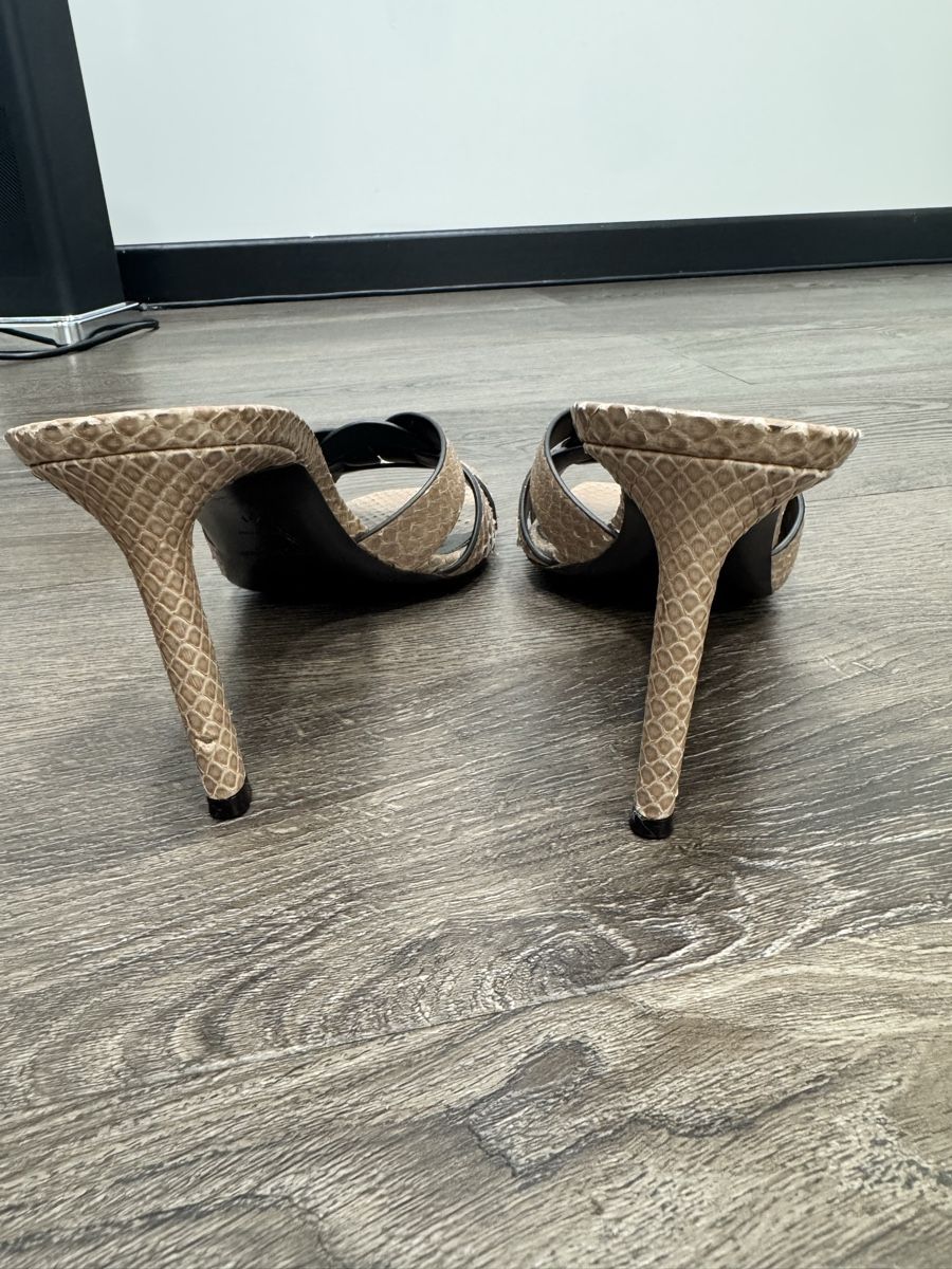 Saint Laurent Scarpe da donna: Saint Laurent Tribute Mules, size 41, Python leather – Usato da Thonex venduto da Lux_brands01 4