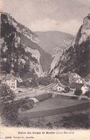 Moutier // 1907 Bahn Gorges de Moutier Jura Bernois