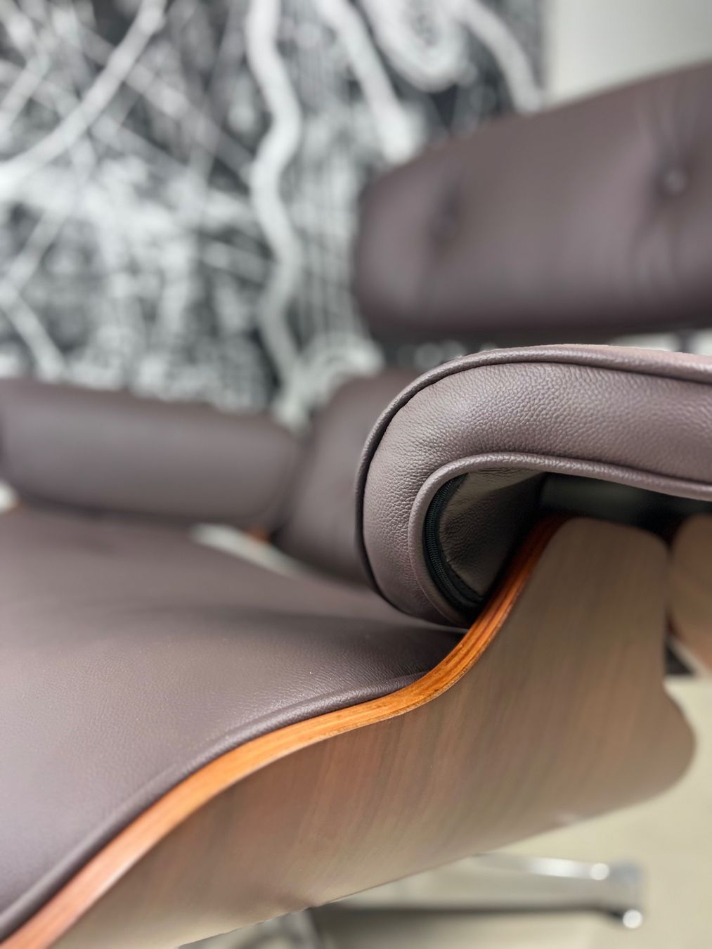 Poltrone: Designer Lounge Sessel und Ottoman, Echtes Leder – Nuovo e nell'imballaggio originale da Münchenstein venduto da AndreHaus 6