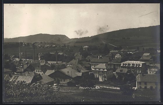 Cartoline postali: AK Reconvilier, Panoramablick vom Ort – Usato da Berlin venduto da bartko-reher