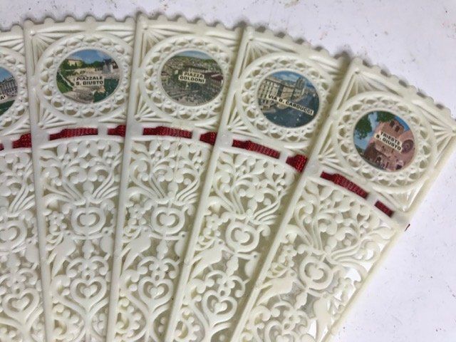 Tutte le decorazioni: Fächer Kunststoff Souvenir Italien 70er – Usato da Zürich venduto da gigimai67 3