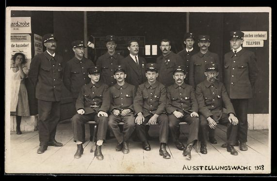 Ansichtskarten: Stans, Gewerbe-Ausstellung 1923, Männer – Gebraucht aus Berlin von bartko-reher