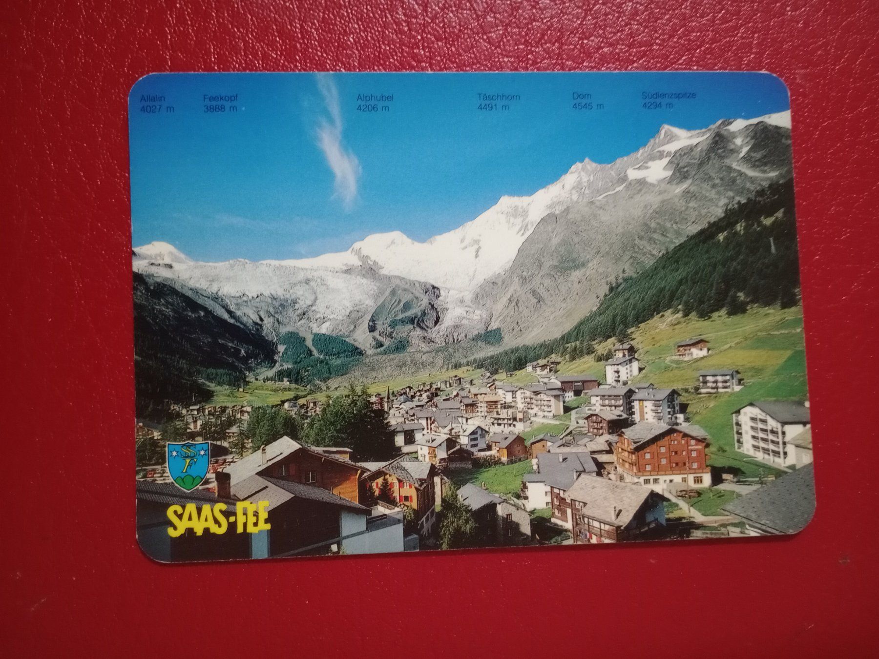 Ansichtskarten: Saas-Fee Wallis – Gebraucht aus Küttigen von Melisch1000