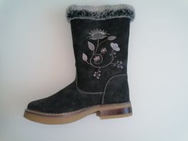 NEU, NIE GETR. warm gefütterte Stiefel Girl 31