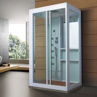2552 - Dampfduschkabine NYON XL - 120x90x220cm - WEISS