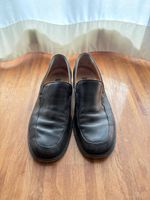 Bally Slipper Herren schwarz Leder gebraucht Grösse 43