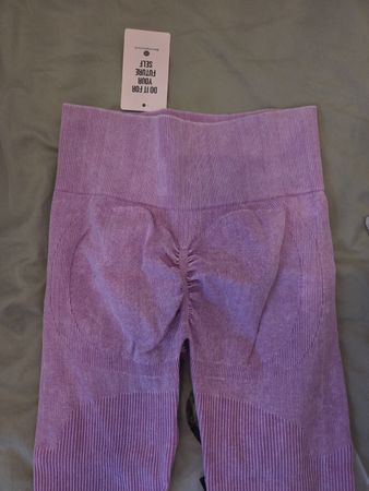 Peachy Passion Aurora Seamless Sport Leggins - Pink, S 