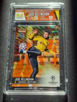 Jude Bellingham Stadium Club RC Orange Yellow Wave HGA 9.5