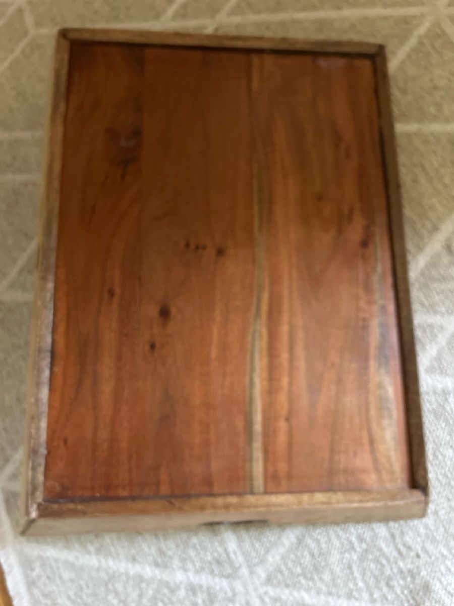 Piatti di portata: Holz Tablett mit Griffen – Usato da Siebnen venduto da schnell05 3