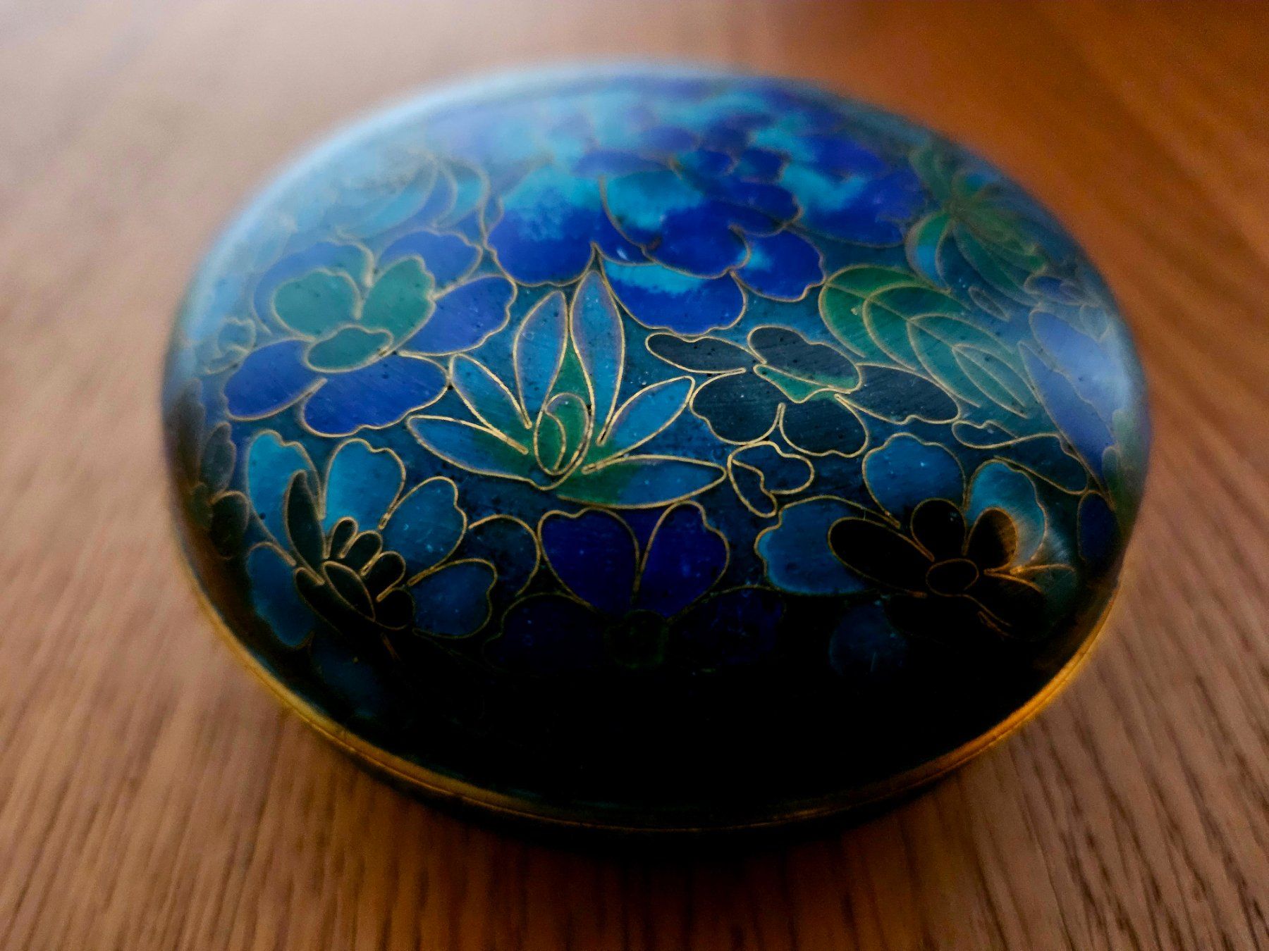 Alle Dekorationen: Cloisonné Schmuckdose Dose Box Schatulle Deko Email Büchse – Gebraucht aus Birmensdorf ZH von Wendepunkt... 2
