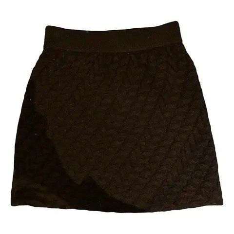 Gonne: LOULOU STUDIO Black Alsen Mini Skirt – Usato da geneve venduto da chiaraac