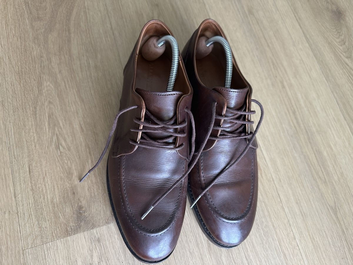 Scarpe da uomo: Allen Edmonds Raymond Derby Braun, US 9.5 EEE – Usato da Dietikon venduto da coolbreeze 1