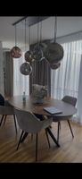 Esstisch Kave Home Naanim oval 180x110cm Holz dunkel